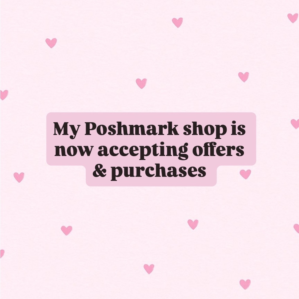 Poshmark Shop Announcement